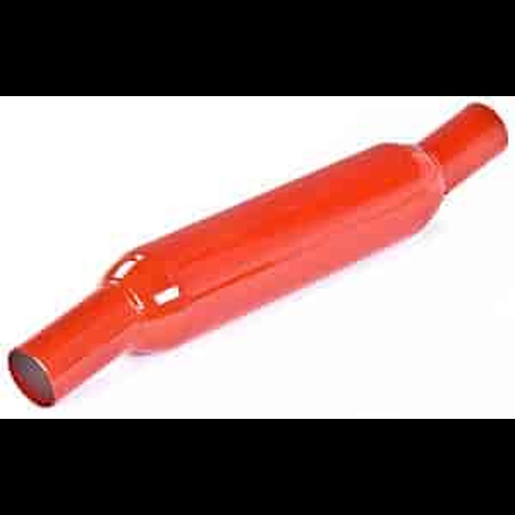 Glasspack Muffler 2" Inlet/Outlet: angled 11°