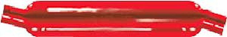 Glasspack Muffler 2" Inlet/Outlet: angled 11°