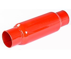 Glasspack Muffler 2.50" Straight Inlet/Outlet