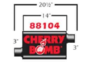3.0" Inlet/Outlet Diameter 4.25" x 10.25" Oval