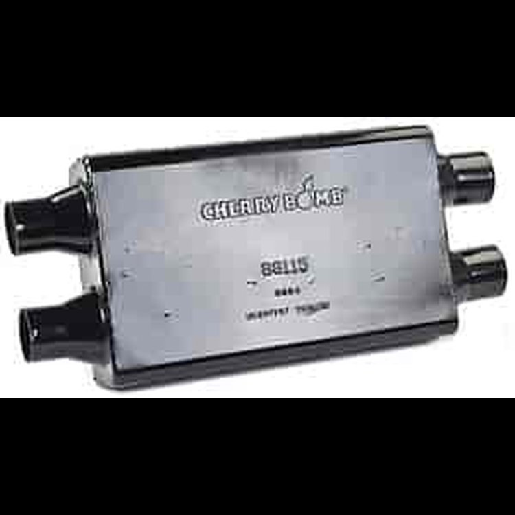2.25" Inlet / 2.5" Outlet Diameter 4.25" x 10.25" Oval