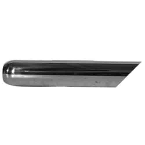 STAINLESS EXHAUST TIP WELD ON ANGLE CUT 45 deg ANGLE CUT