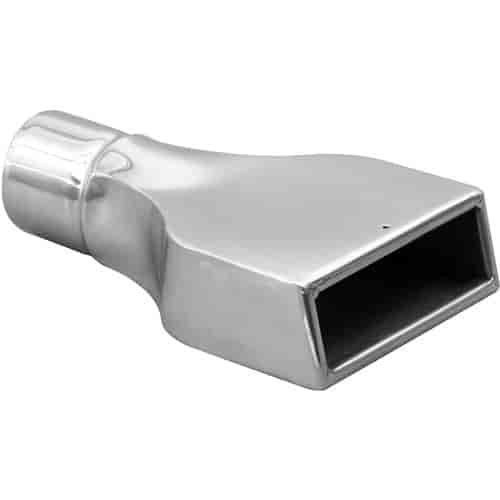 Exhaust Tip Flat Rolled Edge Angle Cut