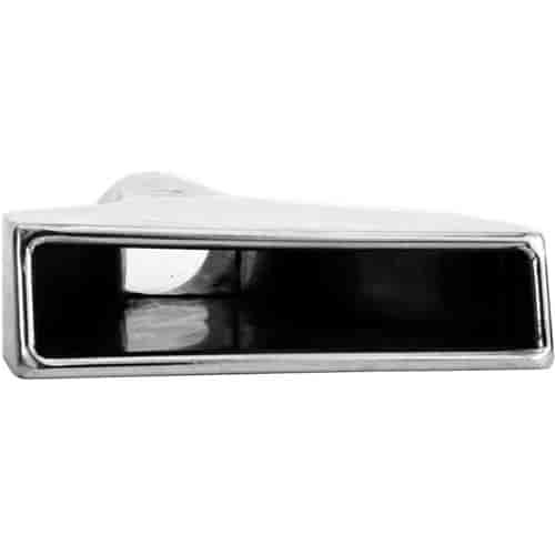 STAINLESS EXHAUST TIP CLAMP ON ROLLED EDGE FLAT