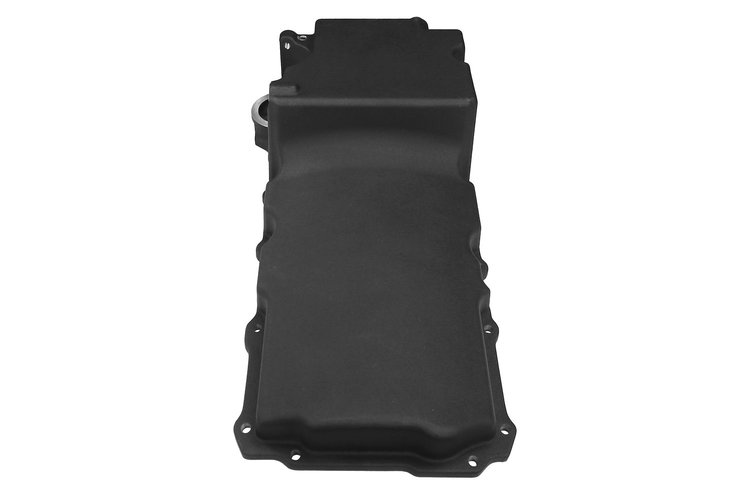 130201 GM LS Swap Oil Pan, Standard Profile, 6 Quarts w/Filter Capacity [Black]