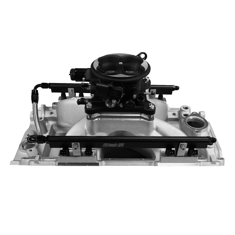 30-11-511 Ultra Port, 500 HP Chevy Big Block Oval Port EFI System, 4150 Flange, Uni Black Finish Throttle Body, 3-Bar TMAP