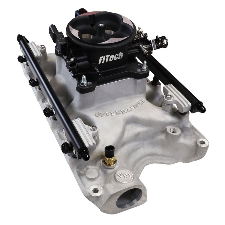 30-18-511 Ultra Port Offenhauser VPI Port EFI System, Ford 351W, 500 HP, 4150 Flange, Uni Black Finish Throttle Body
