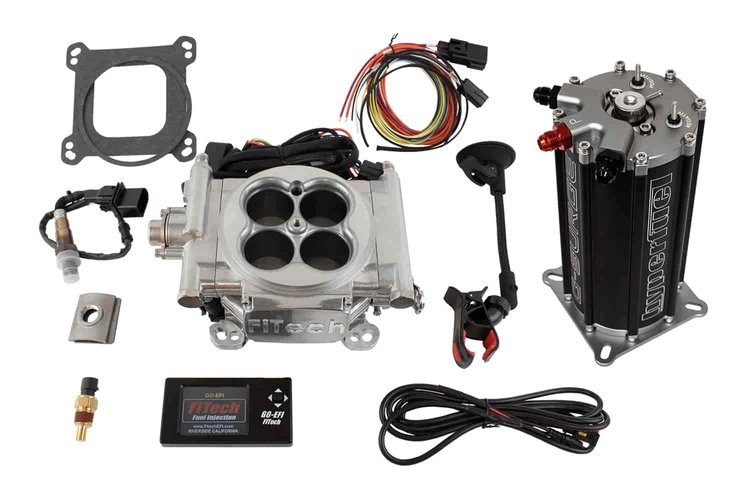 Go EFI-4 600 HP Throttle Body System Master Kit Includes: Single Pump Regulated G-Surge Tank