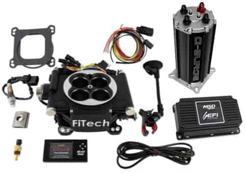 Go EFI-4 600 HP Throttle Body System Master Kit Includes: Single Pump G-Surge Tank & Ignition Box