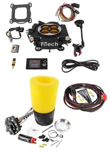 Go EFI-8 Power Adder Plus 1200 HP Throttle Body System Master Kit Includes: Phantom Stealth 340 Fuel System