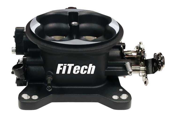 30032 Universal 4150 4BBL Throttle Body, Black, MAP SENSOR