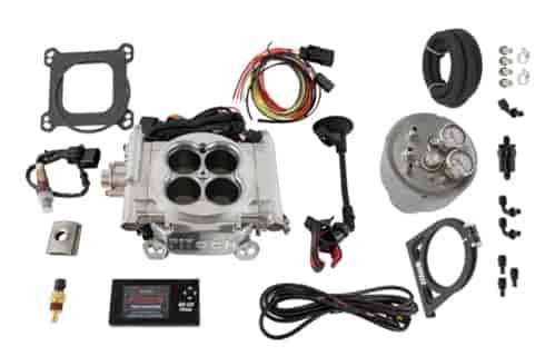 Go EFI-4 600 HP Throttle Body System Master Kit with Fuel Command Center