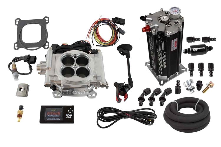 Go EFI-4 600 HP Throttle Body System Master Kit with Fuel Command Center 2.0