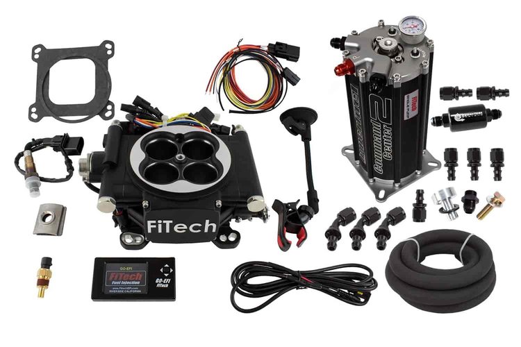 Go EFI-4 600 HP Throttle Body System Master Kit with Fuel Command Center 2.0