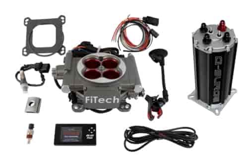 GoStreet EFI 400 HP Throttle Body System Master Kit with HyperFuel Single Pump G-Surge Tank