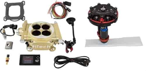 Easy Street EFI 600 HP Throttle Body System Kit with Hy-Fuel Single Pump In-Tank Retro Fit Kit