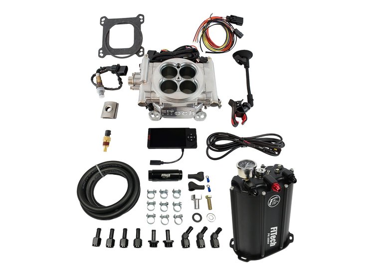 35201 Go EFI-4 600 HP Throttle Body System Master Kit with Force Fuel System