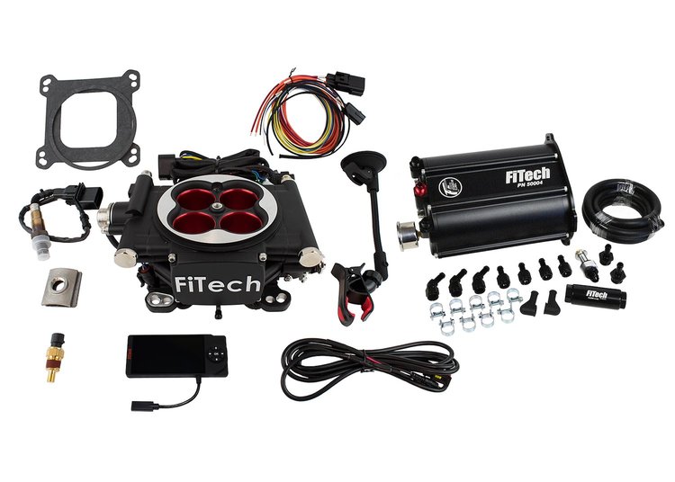 Go EFI-4 Power Adder 600 HP Throttle Body System Master Kit with Force Fuel System