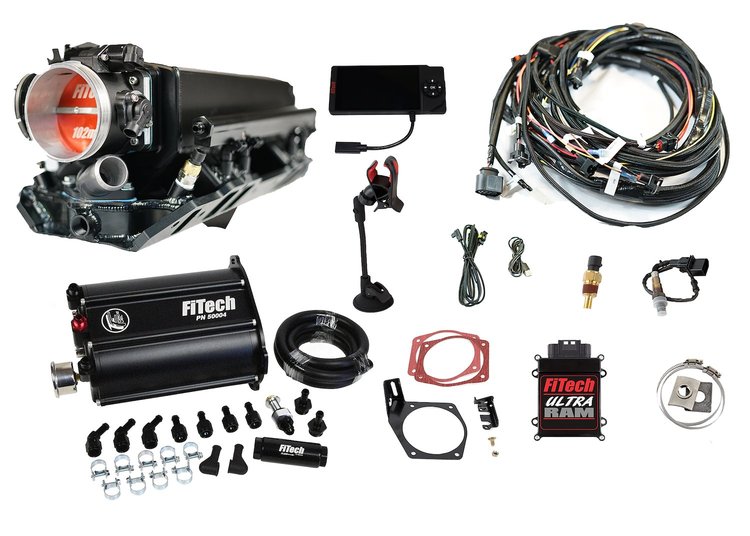 35302 Ultra Ram 800 HP Chevy Big Block Rectangle Port EFI System With Force Fuel Delivery Master Kit