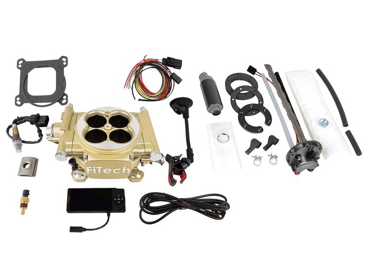 36205 Easy Street 600 HP Classic Gold EFI System With Go Fuel 340 LPH In-Tank Master Kit