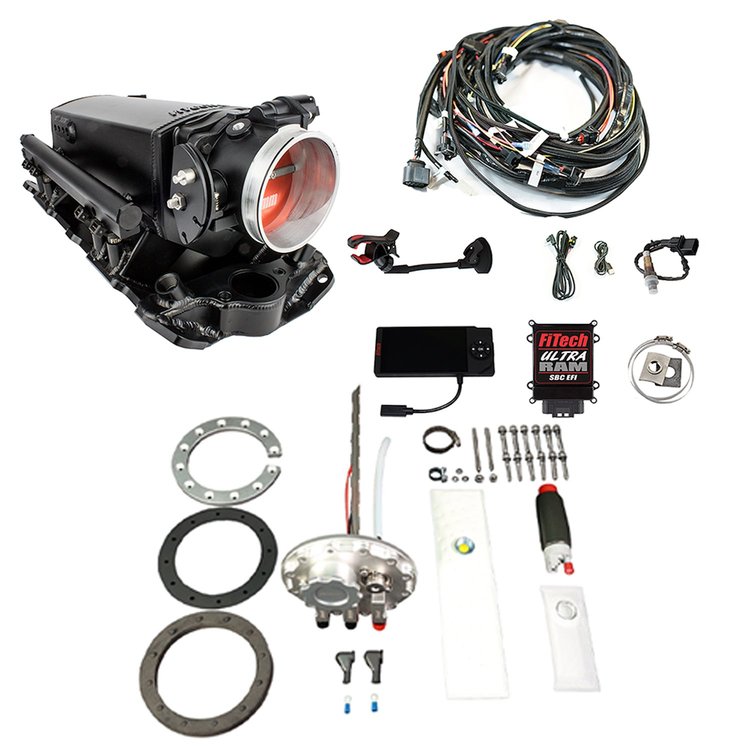 36331 Ultra Ram 650 HP Chevy Small Block EFI System With Go Fuel Returnless In-Tank Module Master Kit