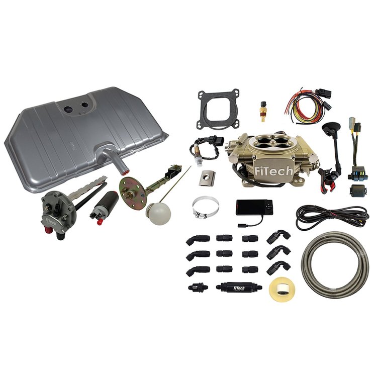 38001 Easy Street 600 HP Gold EFI System Total Package for 1969 Chevy Camaro, w/ Pump In-Tank & Fuel Lines