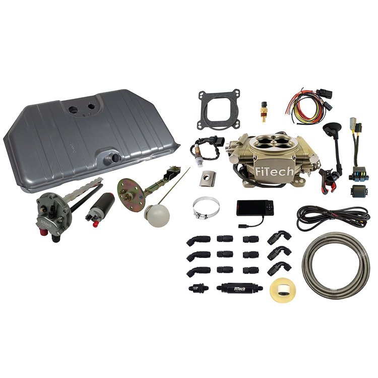 38002 Easy Street 600 HP Gold EFI System Total Package for 1967-1968 Chevy Camaro, w/ Pump In-Tank & Fuel Lines