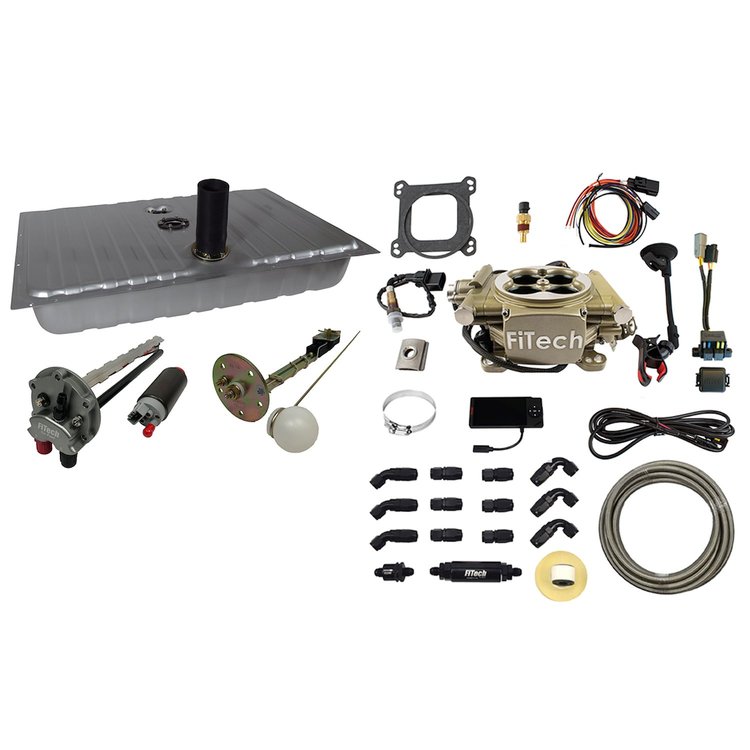 38003 Easy Street 600 HP Gold EFI System Total Package for 1964-1968 Ford Mustang, w/ Pump In-Tank & Fuel Lines