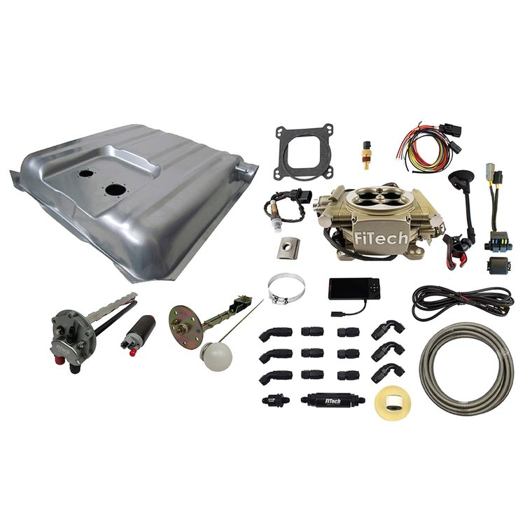 38006 Easy Street 600 HP Gold EFI System Total Package for 1955-1956 Chevy Bel Air, w/ Pump In-Tank & Fuel Lines