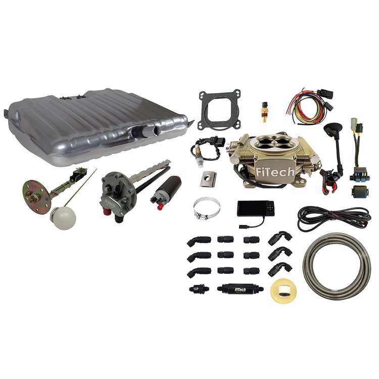 38007 Easy Street 600 HP Gold EFI System Total Package for 1964-1967 Chevy Chevelle, w/ Pump In-Tank & Fuel Lines