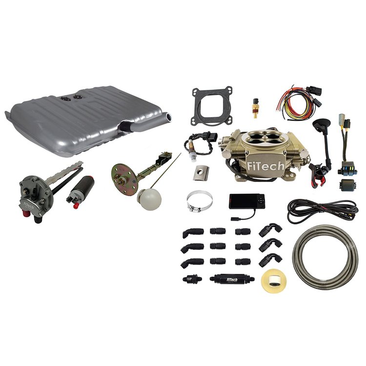 38008 Easy Street 600 HP Gold EFI System Total Package for 1970-1972 Chevy Chevelle, w/ Pump In-Tank & Fuel Lines