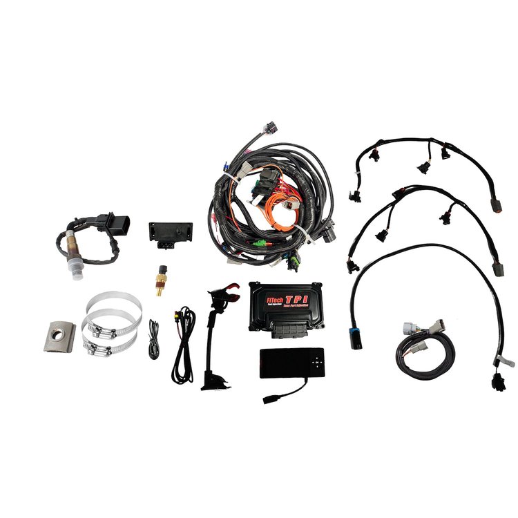 Retro-Fit Standalone EFI System for Small Block Chevy TPI, Single O2 Sensor, with 4L60E/4L80E Transmission Control