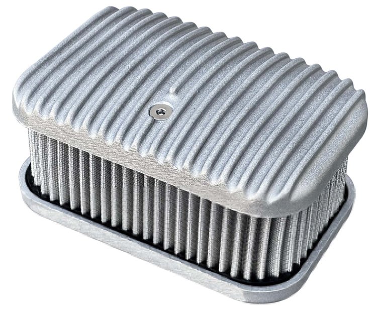 3x2 D-Shaped Tri-Power Air Filter Assembly [Cast Finish]