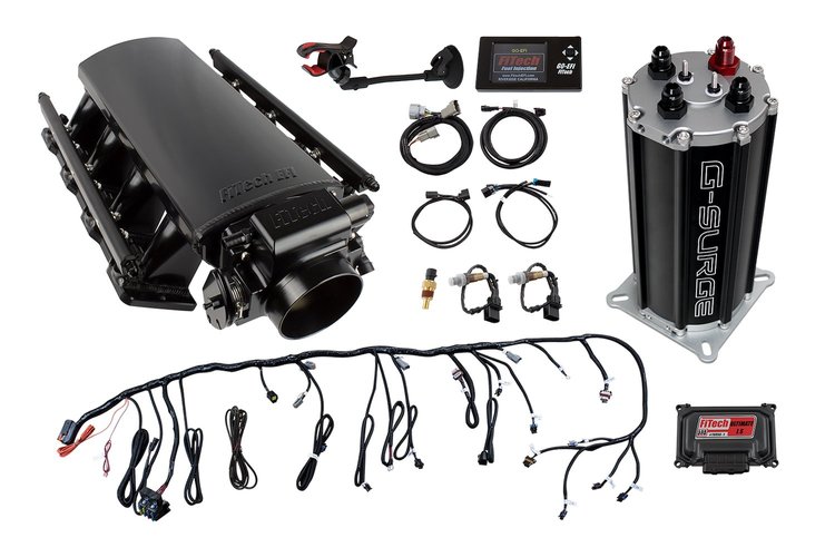 Ultimate LS EFI Induction System LS1/LS2/LS6 500 HP with HyperFuel Single Pump G-Surge Tank