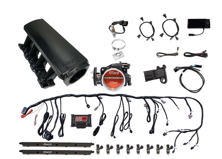 70006 Ultimate LS EFI Induction System LS1/LS2/LS6 500 HP with Long Runner Cathedral Intake