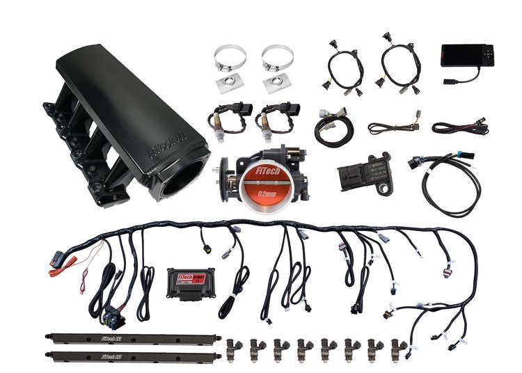 70007 Ultimate LS EFI Induction System LS1/LS2/LS6 500 HP with Transmission Control & Long Runner Cathedral