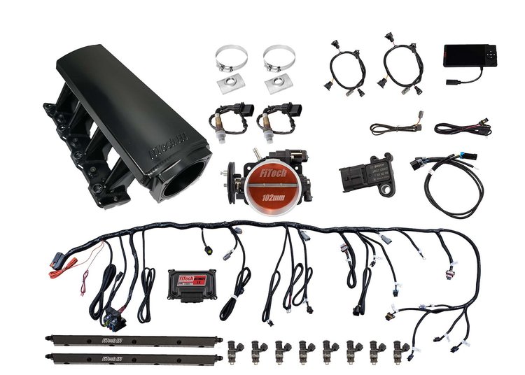 Ultimate Tall LS EFI Induction System LS Truck Cathedral Port 750 HP