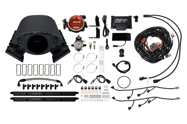 70092 Ultimate Rebel LS 1000 HP EFI System With Short Cathedral Intake