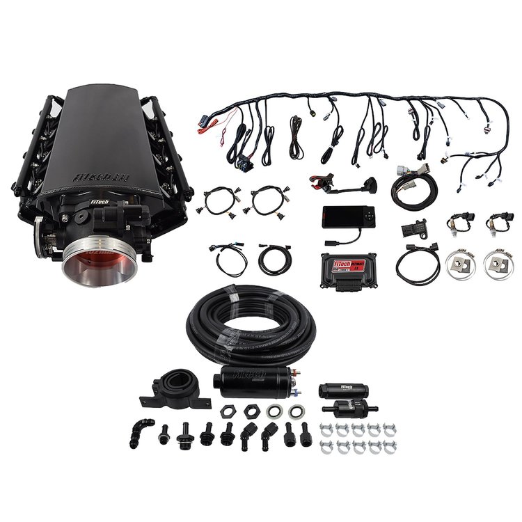 71002 Ultimate LS EFI Induction System Master Kit LS1/LS2/LS6 500 HP with Transmission Control & Inline Fuel Pump