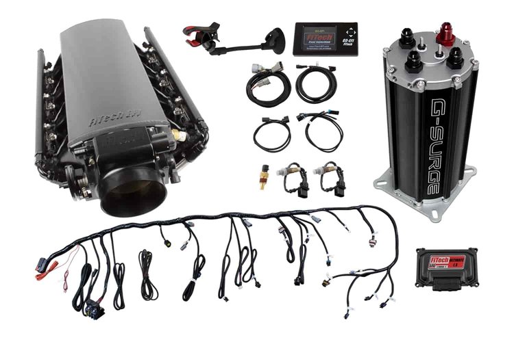 Ultimate LS EFI Induction System LS3/L92 500 HP	with HyperFuel Single Pump G-Surge Tank