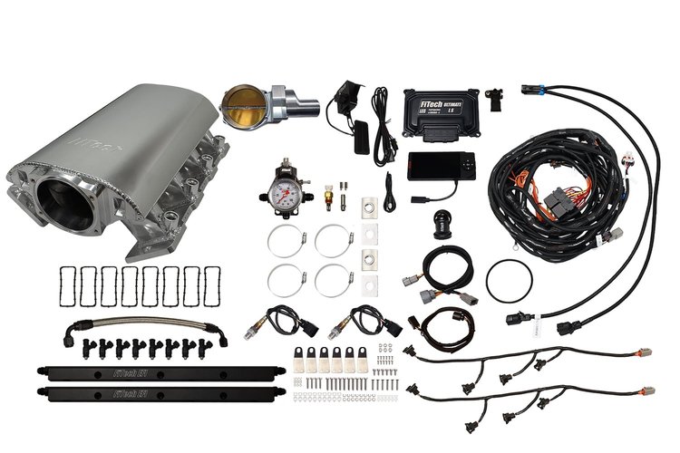 73086DBWSB Ultimate Rebel EFI System w/Short Intake Manifold, GM LS1, Drive-By-Wire, 102 mm Throttle Body, 1000 HP [Brilliant]