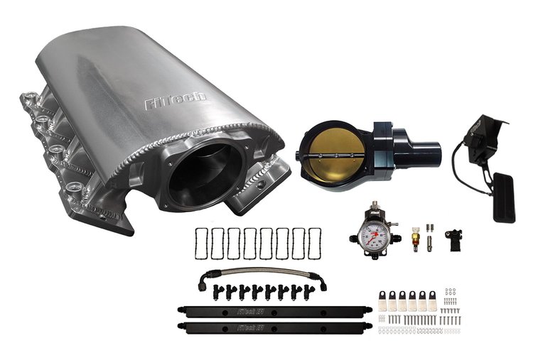 73208DBWBB Ultimate Rebel Short Loaded Intake Manifold for GM LS3, Drive-By-Wire, 92 mm Throttle Body, 500 HP [Brilliant]