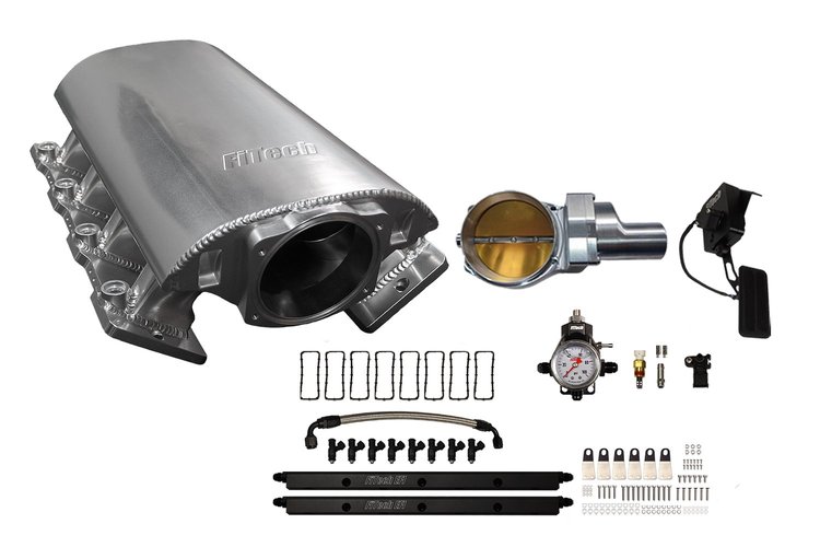 73208DBWSB Ultimate Rebel Short Loaded Intake Manifold for GM LS3, Drive-By-Wire, 92 mm Throttle Body, 500 HP [Brilliant]