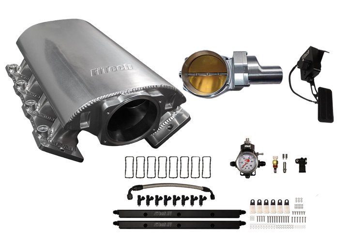 73210DBWSB Ultimate Rebel Short Loaded Intake Manifold for GM LS3, Drive-By-Wire, 102 mm Throttle Body, 1,000 HP [Brilliant]