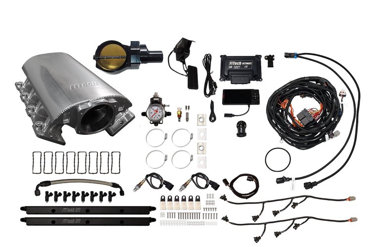 73215DBWBB Ultimate Rebel EFI System w/Short Intake Manifold, GM LS3, Drive-By-Wire, 102 mm Throttle Body, 1000 HP [Brilliant]