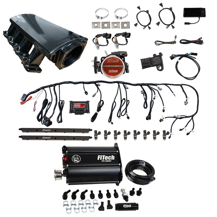 75213 Ultimate LS 750 HP EFI System With Short LS3 Port Intake & Force Fuel Master Kit