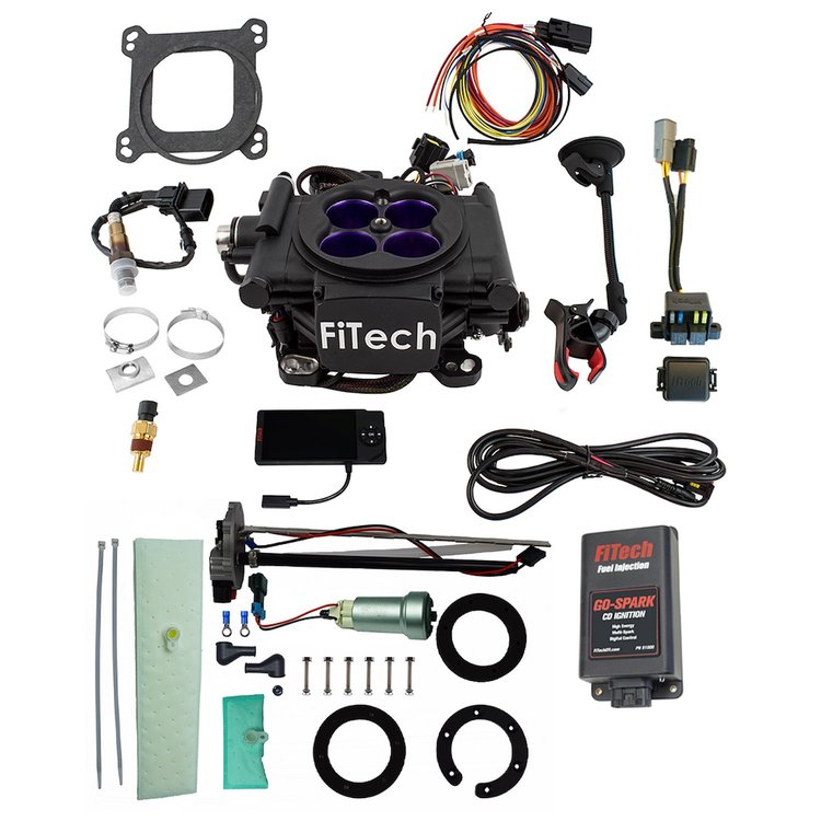 93618 Mean Street 800 HP Matte Black EFI System With Go Fuel 440 LPH In-Tank & Go Spark CDI Box Master Kit