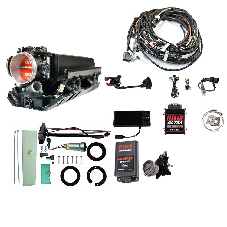93632 Ultra Ram 800 HP Chevy Big Block Rectangle Port EFI System Master Kit