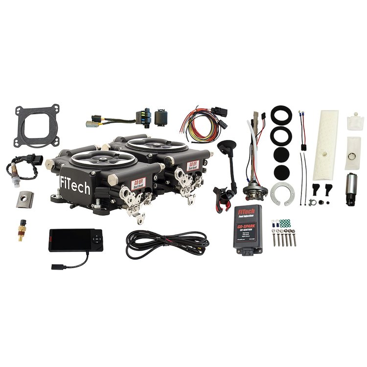 96562 Go EFI 2x4 625 HP Matte Black EFI System With Go Fuel In-Tank Regulated Pump 255 LPH & Go Spark CDI Box Master Kit