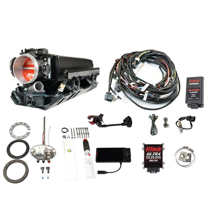 96732 Ultra Ram 800 HP Chevy Big Block Rectangle Port EFI System Master Kit